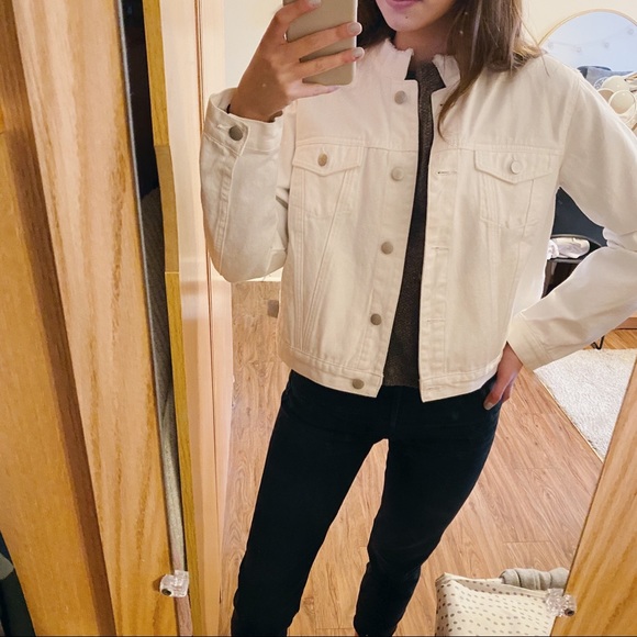 White Denim Jacket | Poshmark